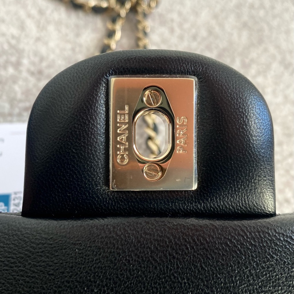 FULL SET - CHANEL Mini Rectangular Bag with Top Handle (with Champagne Gold HW) - Picture 10 of 16